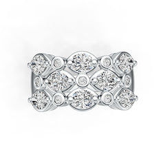 Sterling Silver Semi Mount Ring Setting Oval OV 4X3mm DHJ