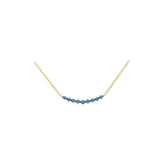 10K 14K Gold or 10K Gold Semi Mount Necklace Setting Round Rd Moissanite Accent Syzjewelry