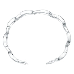 Sterling Silver Semi Mount Bracelet Setting Round Ro 4x4mm DHJ