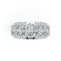 Sterling Silver Semi Mount Ring Setting Oval OV 8X6mm OV 6X4mm DHJ