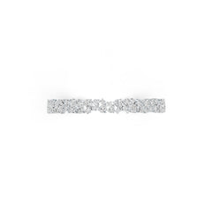 Sterling Silver Semi Mount Bracelet Setting PE 7X5mm PE 6X4mm RD 3.0mm DHJ