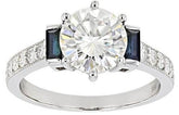 14K Gold Semi Mount Ring Setting Round RD 8X8mm with Diamond Accent DHJ