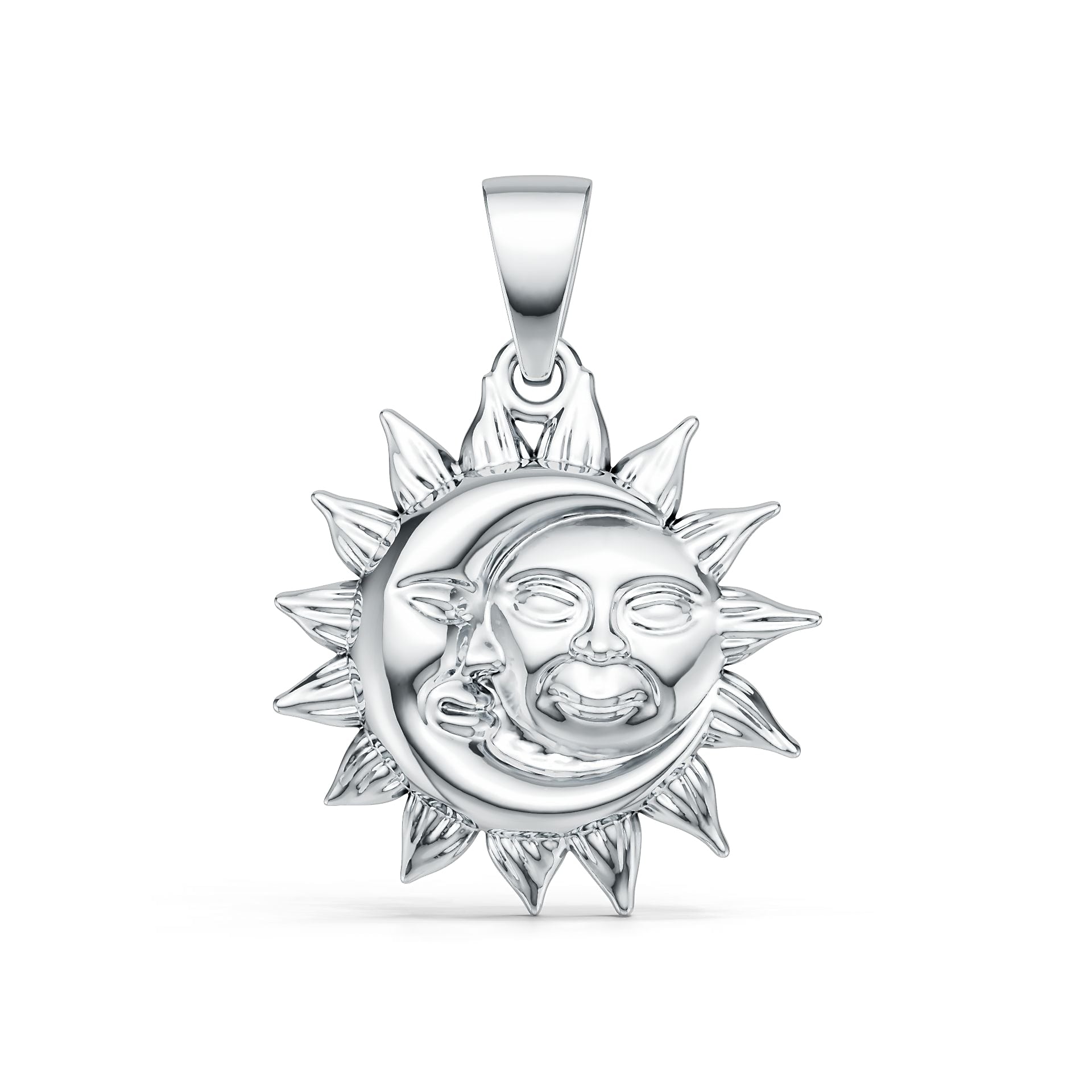 Platinum Semi Mount Pendant Setting Round Ro 6x6mm Syz Jewelry