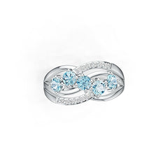 Sterling Silver Semi Mount Ring Setting Round RD 4x4mm DHJ