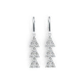 14K Gold Semi Mount Earrings Setting Pear PE 4X3mm DHJ