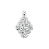 Sterling Silver Semi Mount Pendant Setting Round RD 6x6mm - Syzjewelry
