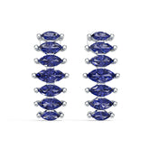18K Gold Semi Mount Earrings Setting Round Ro 6x3mm Syz Jewelry