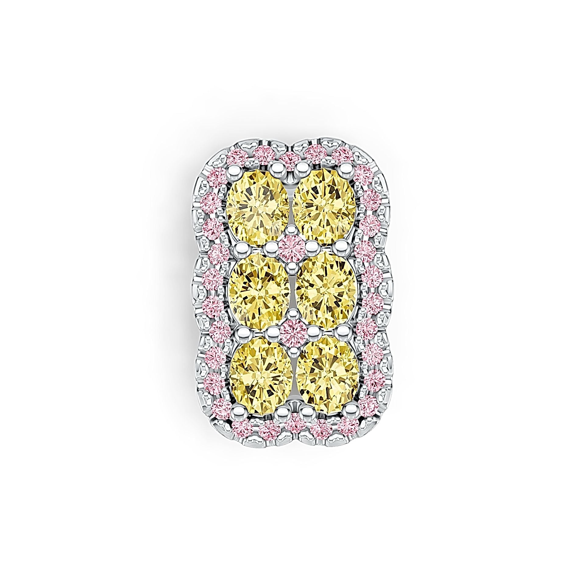 Sterling Silver Semi Mount Pendant Setting Oval OV 4X3mm DHJ