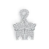 Srebrna zawieszka półmontażowa okrągła RD 1,25 mm