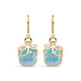 14K Gold Semi Mount Earrings Setting Round Ro 5x5mm Syz Jewelry