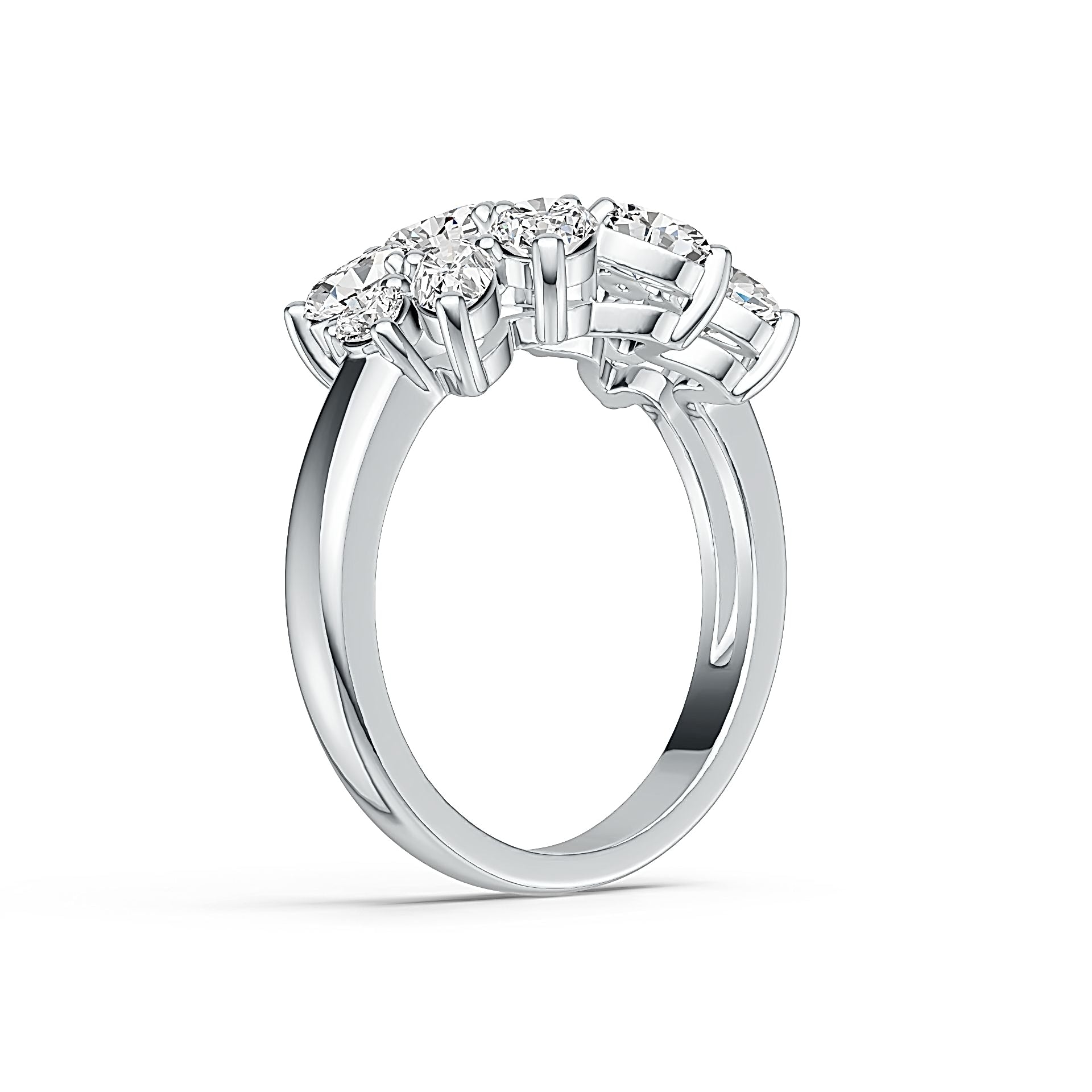 Sterling Silver Semi Mount Ring Setting Oval OV 5X4mm DHJ