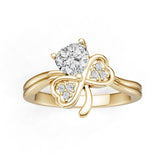 Sterling Silver Semi Mount Ring Setting Heart He 6x6mm DHJ