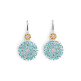 Sterling Silver Semi Mount Earrings Setting Pear PE 4X3mm DHJ