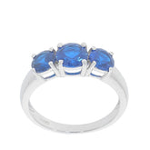 10K Gold Semi Mount Ring Setting RD 6x6mm 5x5mm 3 Stone DHJ