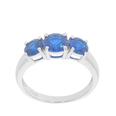 10K Gold Semi Mount Ring Setting RD 6x6mm 5x5mm 3 Stone DHJ