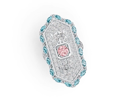 Sterling Silver Semi Mount Ring Setting Round RD 5x5mm PE 4x2mm DHJ