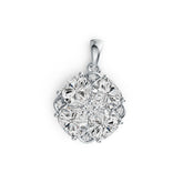 Sterling Silver Semi Mount Pendant Setting Heart HT 7X7mm DHJ
