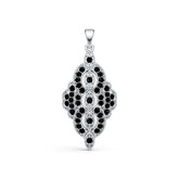 10K Gold Semi Mount Pendant Setting Round Ro 2x2mm Syz Jewelry