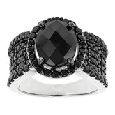 14K Gold Semi Mount Ring Setting Oval OV 10X8mm Diamond Accent DHJ