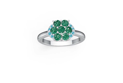 Sterling Silver Semi Mount Ring Setting Round RD 3x3mm DHJ