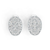 Sterling Silver Semi Mount Earrings Setting Round RD 3.5mm DHJ