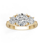 Platinum Semi Mount Ring Setting Round Ro 5x5mm Diamond Accent Syz Jewelry