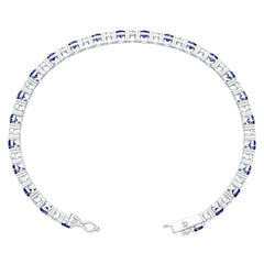 Sterling Silver Semi Mount Bracelet Setting Round RD 4x4mm DHJ