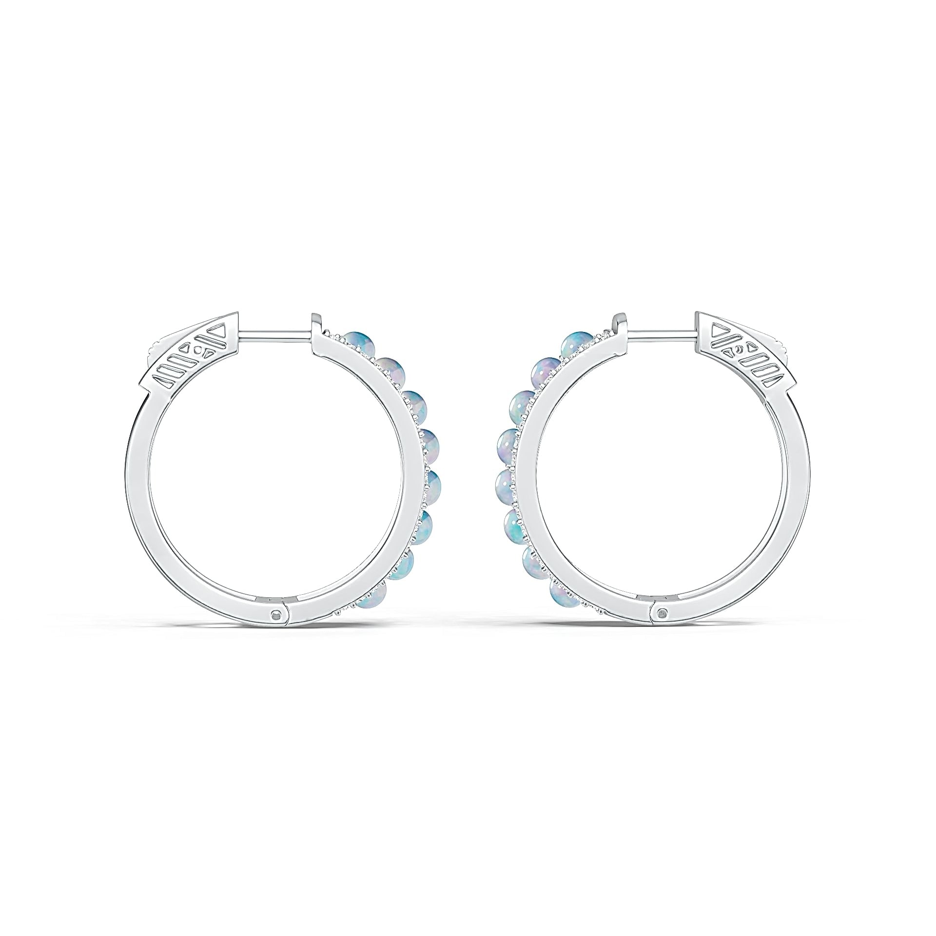 Sterling Silver Semi Mount Earrings Setting Round RD 3X3mm DHJ