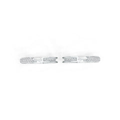 Sterling Silver Semi Mount Earrings Setting Round RD 1.8mm DHJ