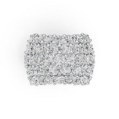 Sterling Silver Semi Mount Ring Setting Round RD 3.5mm DHJ