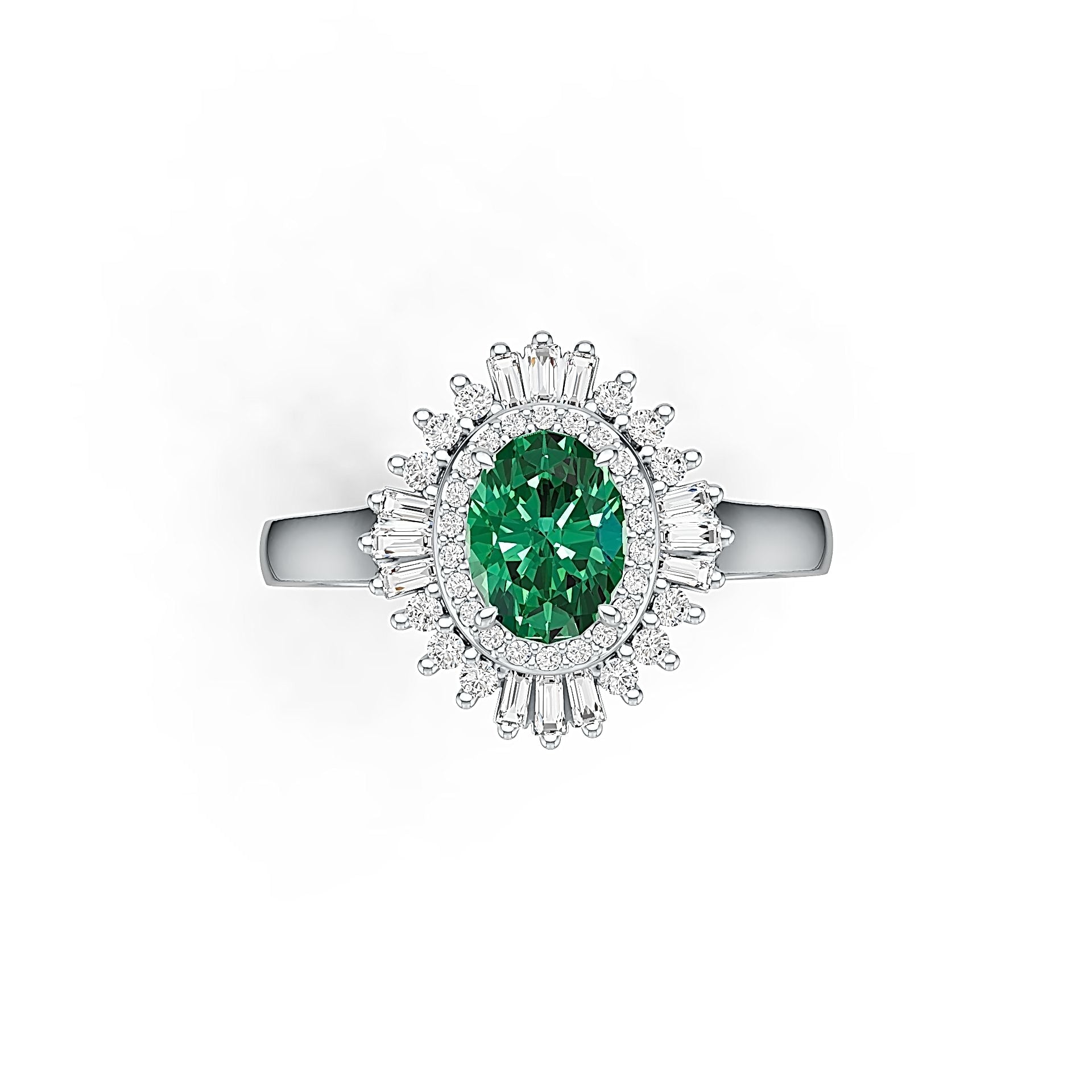 Sterling Silver Semi Mount Ring Setting Oval OV 8X6mm DHJ