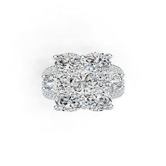 Sterling Silver Semi Mount Ring Setting Oval OV 7X5mm DHJ