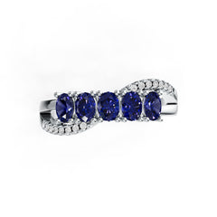 Sterling Silver Semi Mount Ring Setting Oval OV 4X3mm Syzjewelry