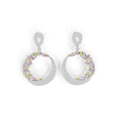 Sterling Silver Semi Mount Earrings Setting Pear PE 4X2mm DHJ