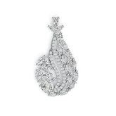 Sterling Silver Semi Mount Pendant Setting PE 8X6mm PE 5X3mm MQ 6X3mm MQ 4X2mm DHJ