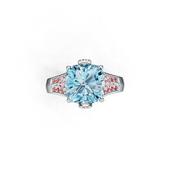 Sterling Silver Semi Mount Ring Setting Cushion CU 10X10MM DHJ