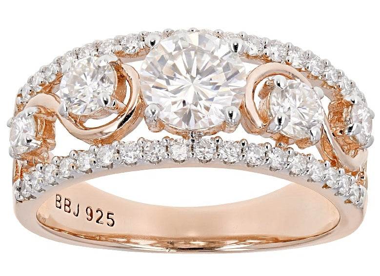 Platinum Semi Mount Ring Setting Round RD 6x6mm Diamond Accent DHJ
