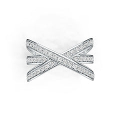 Стерлінгове срібло Напівоправа для кільця Круглий RD 1.5мм