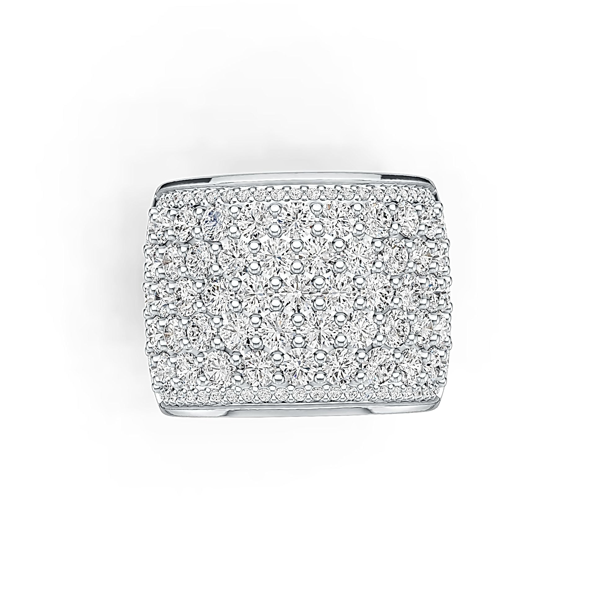 Sterling Silver Semi Mount Ring Setting Round RD 2.5mm White Topaz DHJ