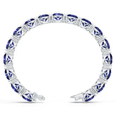 Sterling Silver Semi Mount Bracelet Setting Round RD 10x10mm Tennis Bracelet DHJ