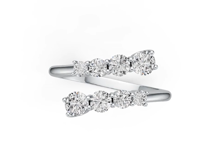 Sterling Silver Semi Mount Ring Setting Round RD 4x4mm DHJ