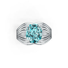 Sterling Silver Semi Mount Ring Setting Oval OV 11.6x9.5mm DHJ