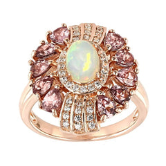 18K Gold Semi Mount Ring Setting Oval OV 7X5mm Diamond Accent DHJ