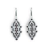 Sterling Silver Semi Mount Earrings Setting Round RD 2x2mm DHJ