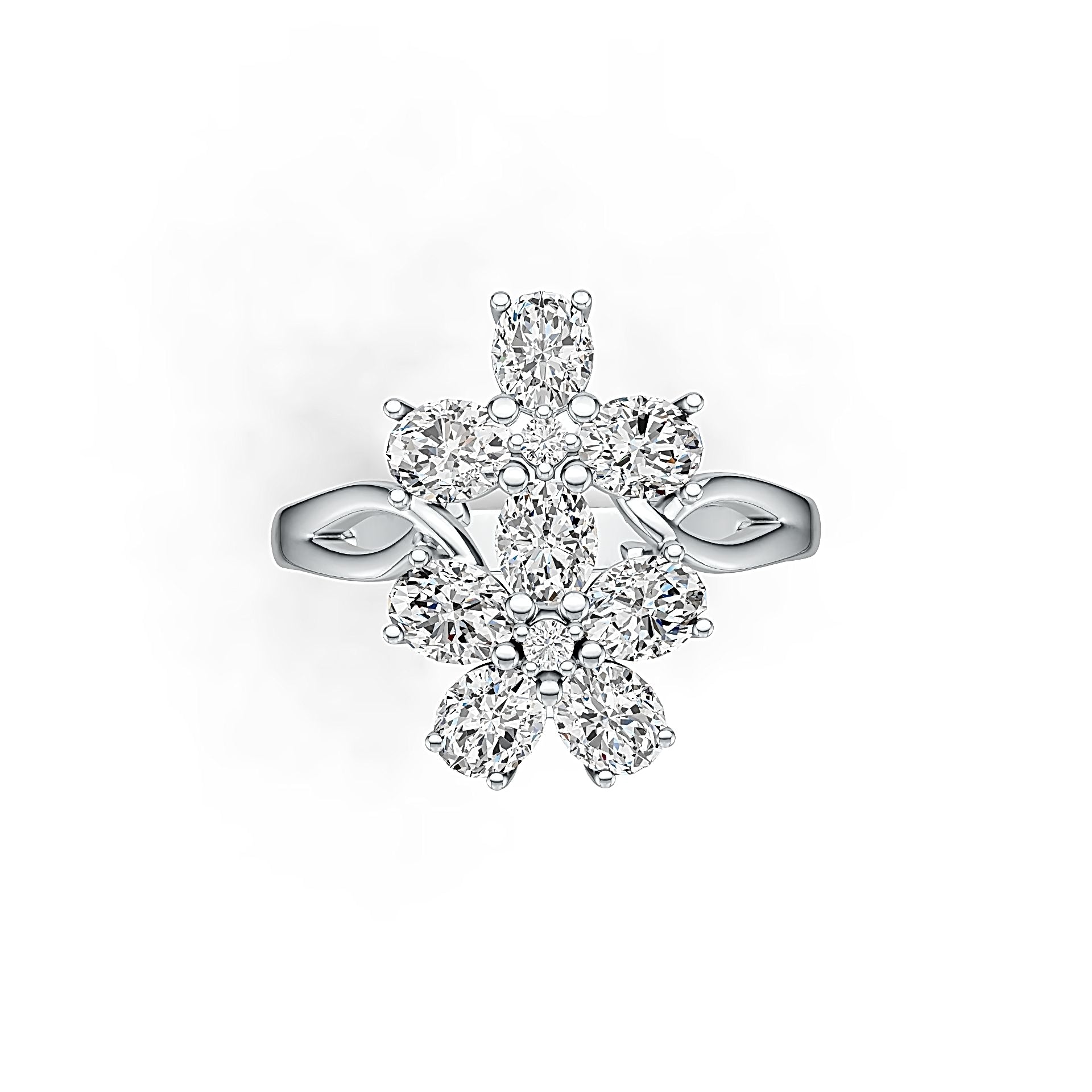 Sterling Silver Semi Mount Ring Setting Oval OV 5X4mm DHJ