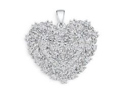 Sterling Silver Semi Mount Pendant Setting Pear PE 6X4mm DHJ