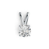 Sterling Silver Semi Mount Pendant Setting Round RD 6.5mm DHJ