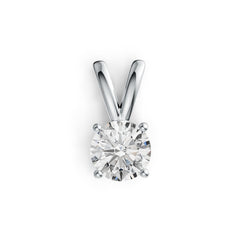 Sterling Silver Semi Mount Pendant Setting Round RD 6.5mm DHJ