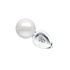 Sterling Silver Semi Mount Pendant Setting Round RD 8.5mm PE 6X4mm DHJ