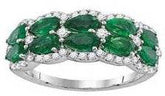 Platinum Semi Mount Ring Setting Oval OV 4X3mm Diamond Accent DHJ